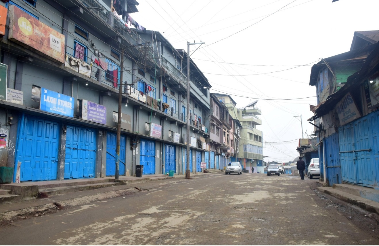 Deserted Street of Mokokchung Town | DIPR Nagaland-Department of